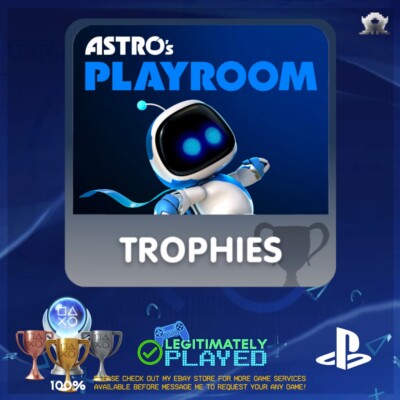 Astro's Playroom PS5 Platinum Trophy Service (+ALL DLCs) - (LEGITIMATELY PLAYED)