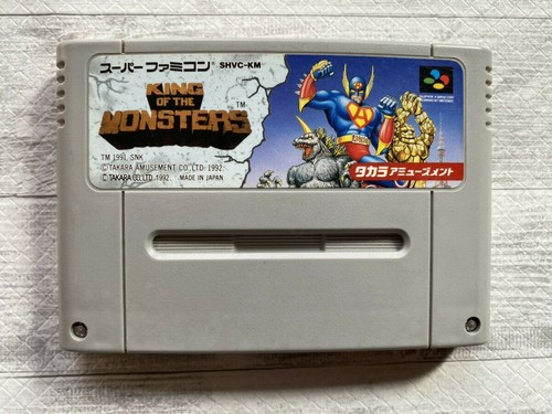 Nintendo Super Famicom SNES King of The Monsters 1 e 2 dal Giappone - Foto 3 di 10
