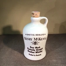 Rare Brazil Henry McKenna Kentucky Bourbon Whiskey Jug, Cork, Tag & Seals