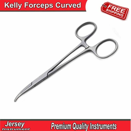 Dental Kelly Forceps Curved Hemostat Locking Plier Surgical Veterinary Tools CE - Picture 4 of 4