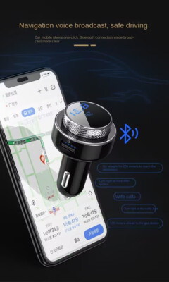 cigarette lighter bluetooth adaptor SEANCHEER Car Adapter & Car Charger USB C, 69W Adapter with 2 Retractable Cables, FM Transmitter Bluetooth 5.3 for Handsfree Call,MP3 Player (Gray[USB-C+Lightning]) : Electronics WYYHAA Car Radio Bluetooth Adapter,