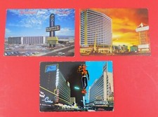 Lot Of 3 Vintage Postcards Las Vegas Hotels Casinos Frontier Dunes Fremont