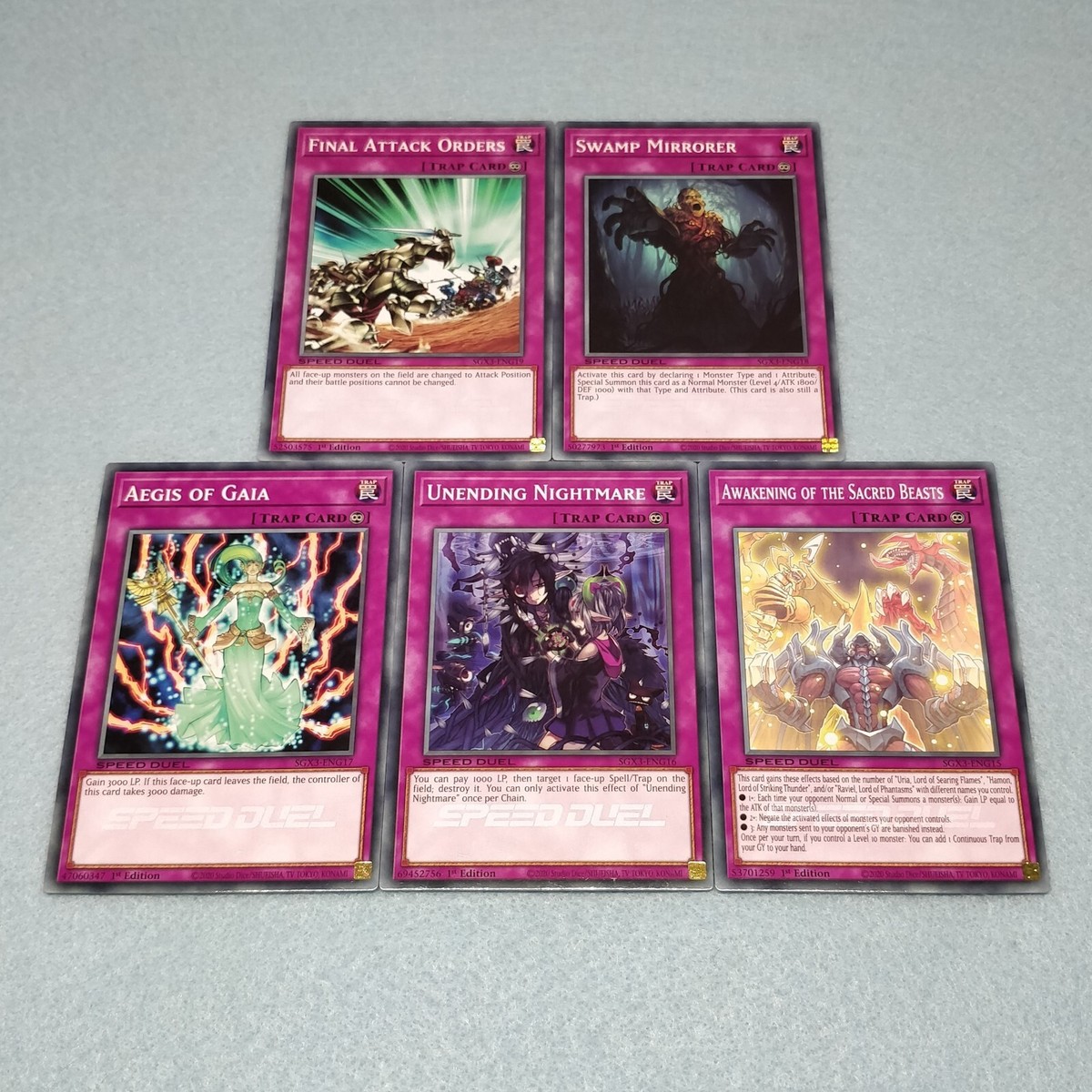 Yugioh GX Kagemaru Sacred Beast 49 Card Deck Raviel Uria Hamon Dark  Summoning NM | eBay