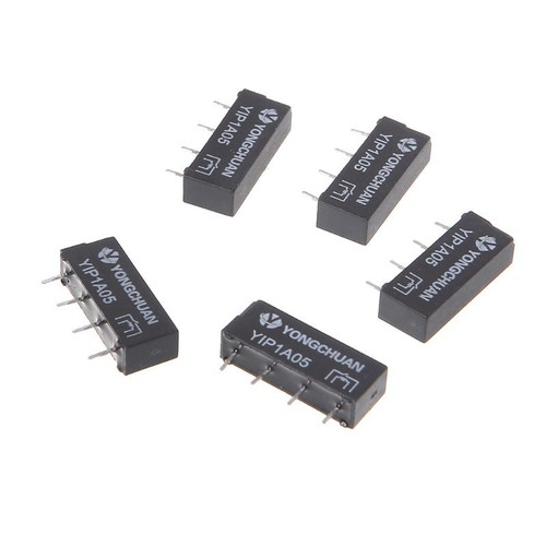 5pcs 5V SIP-1A05 Reed Switch Relay Single In-line 4pin For PAN CHANG Relay - Picture 4 of 8