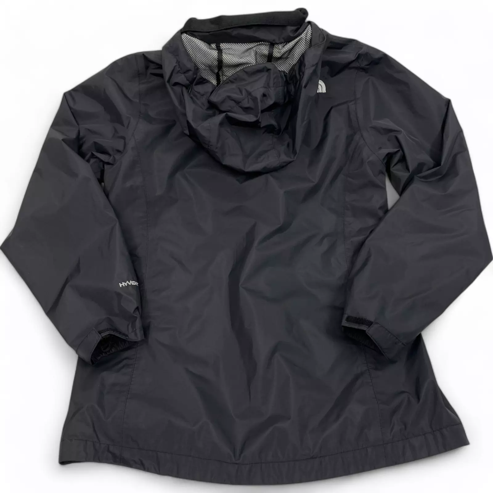 north-face lightweight windbreaker hooded hyvent jacket