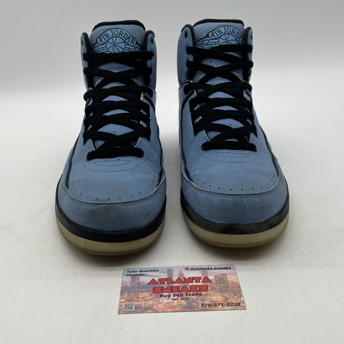 Size 10 - Air Jordan 2 Retro QF University Blue Suede Size 10 - Air Jordan 2 Retro QF University Blue Suede