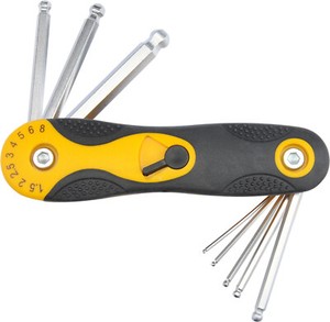 Sechskant Kugelkopf Stiftschlüsselsatz 8 teilig 1 5 bis 8mm