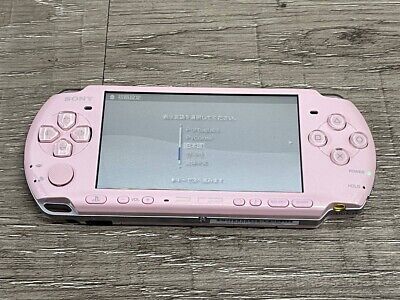 PSP Blossom Pink 3000 ZP Video Console Sony PlayStation PSP Blossom Pink 3000 ZP Video Console Sony PlayStation