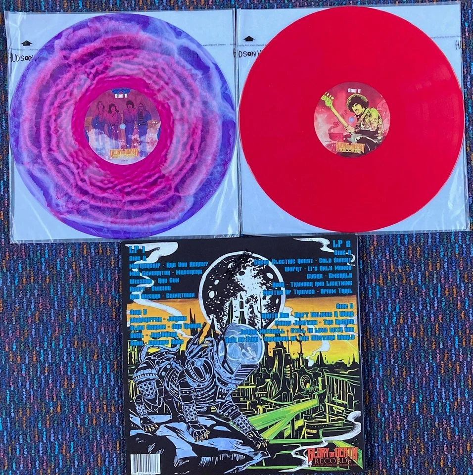 VARIOUS: Thin Lizzy - Bow To Your Masters Vol. 1 metal tribute 2LP nebula & red Foto 3 de 4