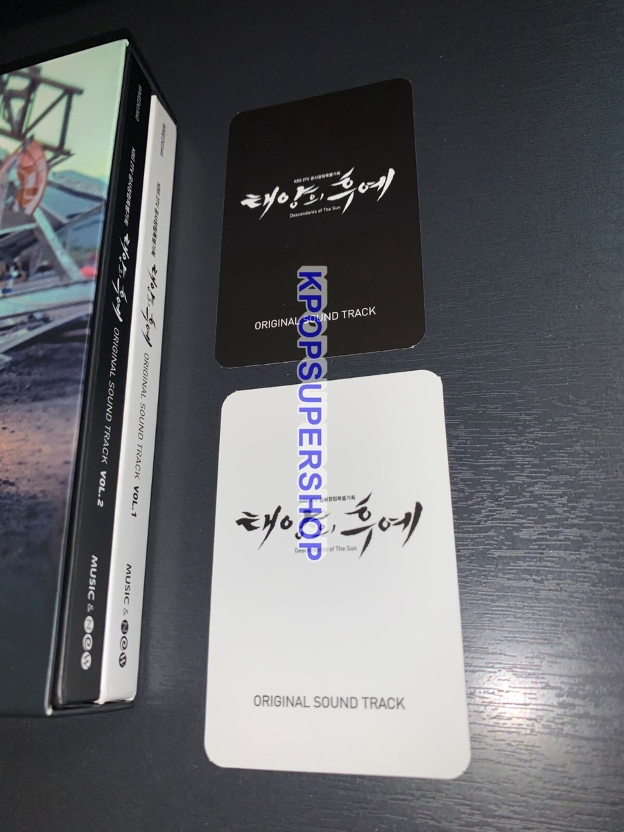 Descendants of the Sun Vol 1 & 2 OST Soundtrack 2 CD Great