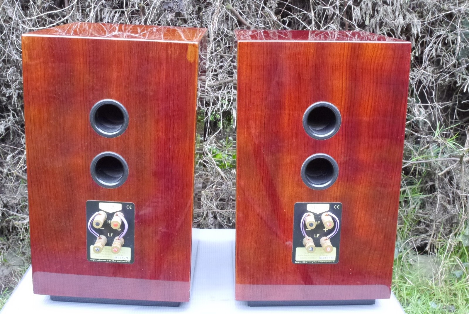 Quad 7711L Bookshelf Speakers. Rosewood Finish eBay