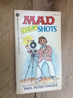 MAD Cheap Shots  Paperback   Warner 1st Printing      Free Shipping     #2