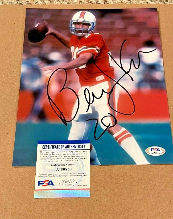 BERNIE KOSAR Autographed Signed Miami Hurricanes 8X10 PHOTO PSA/DNA CERTIFIED 