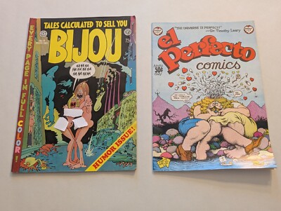 Lot of 2 El Perfecto & BIJOU FUNNIES #8 Underground Comics See Pics Nice Shape!