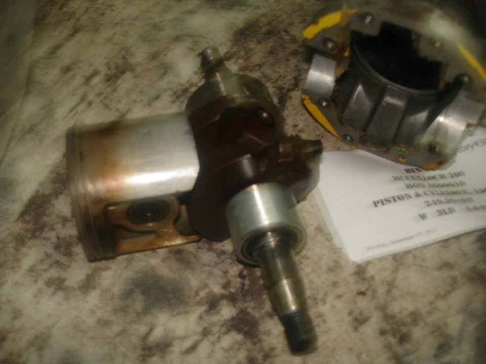 McCulloch pro mac 700 поршневой цилиндр 600061d бензопила деталь только бункер 741 - Изображение 2 из 4