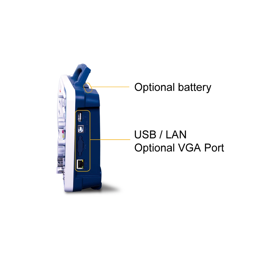 Owon SDS6062-V 60 MHz 2 Ch 8" LCD Memory Digital Storage Oscilloscope+ SVGA+BAG - Image 3 of 4