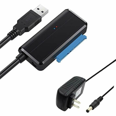 SATA to USB 3.0 Adapter Cable for 2.5 3.5 Inch HDD & SSD SATA III Hard Drive US