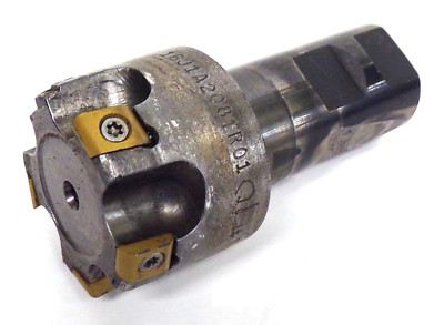 INGERSOLL 2'' INDEXABLE SQUARE END MILL 16J1A2081R01 1-1/4'' SHANK 4'' OAL