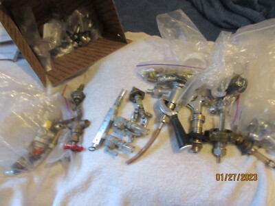 #ad HUGE LOT BEER TAP SYSTEMS KEG COUPLERS PUMPS HOFF STEVENS NOB COUPLING FITTINGS $85.00