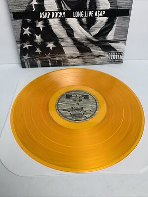 A$AP Rocky - Long.Live.A$AP 2xLP Orange Vinyl 2013 Hip Hop Rap