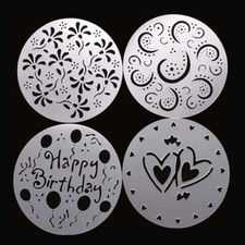 4pc Stencil / Template Set - 8" each S1.2