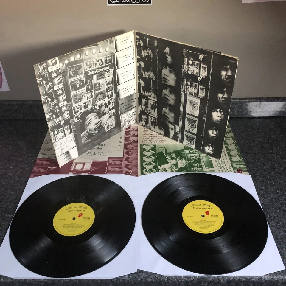LP VINYL ROLLING STONES ALBUM EXILE ON MAIN STREET UK 1ST PRESS 1972 EX/EX - Image 4 of 4