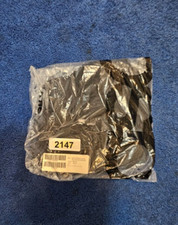 ASOS DESIGN slouchy sexy mini shirt dress w/ shoulder pads in black US 6 #110593