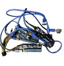 Ethereum PCI-E 1x to 16x Powered USB3.0 GPU Riser Extender Adapter Card VER 009s
