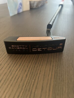 Scotty Cameron Detour NEWPORT 2,5 Putter 34 pouces avec couvre-chef