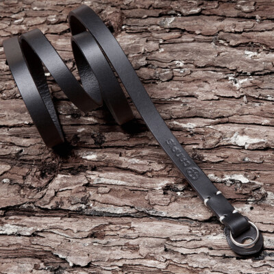 CANPIS Slim Leather Camera Neck Shoulder Strap for Canon Fuji Sony Olympus BLK