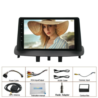 For Renault Megane 3 Fluence 2009-14 9'' Android 10.1 Car GPS Navi Stereo Radio