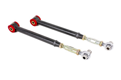 BMR 99-04 Ford Mustang Adj. Lower Control Arms Poly/Rod End Combo - Black Hammertone main image 1