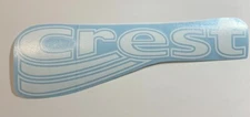 Crest Boats Logo - Die Cut Vinyl Decal High Quality Outdoor Sticker Fishing