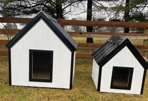large insulated outdoor dog house. Delivery available. Fully insulated.