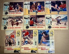 LA GUIDA INDIANA - 9 Fotobuste Originali - Andre Martin, Clint Walker - 1959