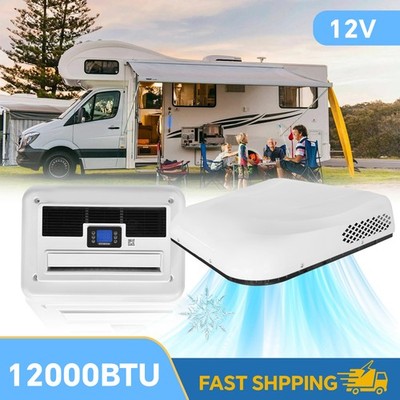 12V 12000BTU RV Air Conditioner Cool Rooftop Trailer Electric Roof AC Unit Kit