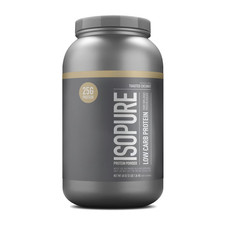 IsoPure Proteína Baja en Carbohidratos Coco Tostado Alta Calidad Entrenamiento Libre de OGM 3 lb NUEVO