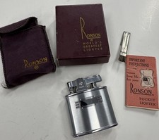 VINTAGE RONSON STANDARD LIGHTER NEW IN BOX #7...
