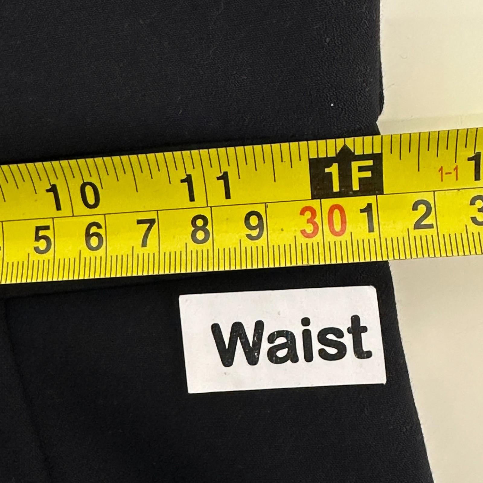 Cue Dress Women AU 6 Black Knee Length Front Zip Lined Stretch Like New Aus Made image 5