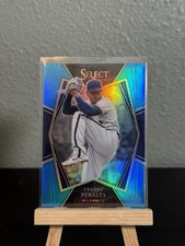 FREDDY PERALTA 2022 Panini Select Premier Level Light Blue Prizm /149 BREWERS