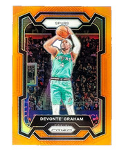 2022-23 Panini Prizm Orange Prizm /49 SSP Devonte' Graham #218 | Pelicans