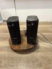 Vintage Sony SRS-57  Portable 7" Active Speakers Pair  Clean  Tested