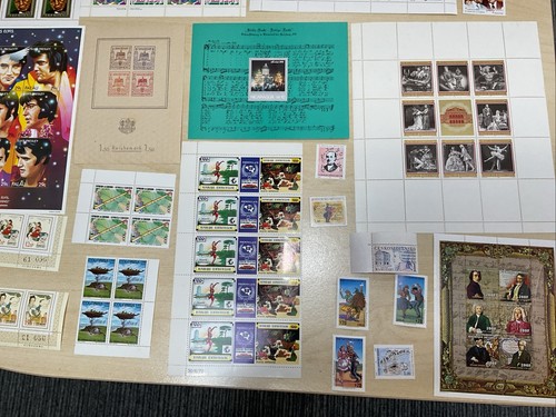 Música famosa y músicos en estampillas y mini hojas MNH como nuevo X56 artículos L844 - Imagen 14 de 21