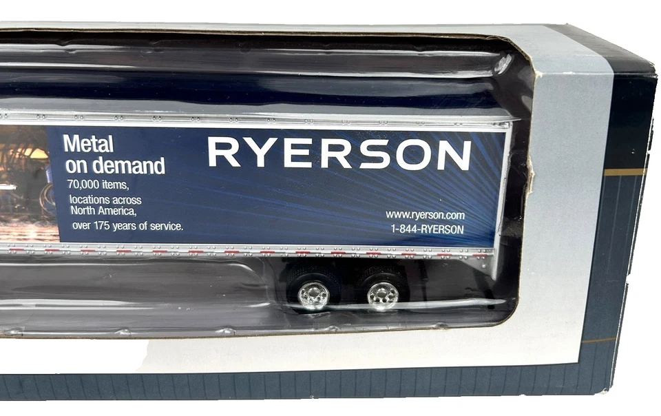 SpecCast Ryerson International 8600 Tractor & Box Trailer Die-Cast Metal 1:64 - Image 4 of 4