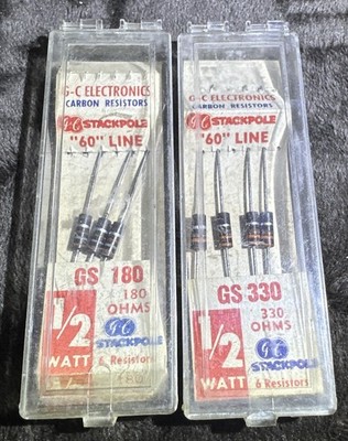 GC Electronics 1/2 Watt  180 & 330 Ohm Resistors (G)