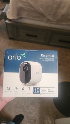 Arlo Essential VMC2032 1080p Indoor/Outdoor Wireless Spotlight Camera New sealed