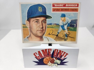 1956 Topps Baseball #84 Werner Babe Birrer Fair Condition (B) sc