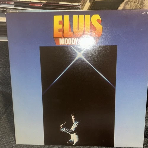 Elvis Presley - Moody Blue LP RCA Records Blue W/sleeve Beautiful Condition