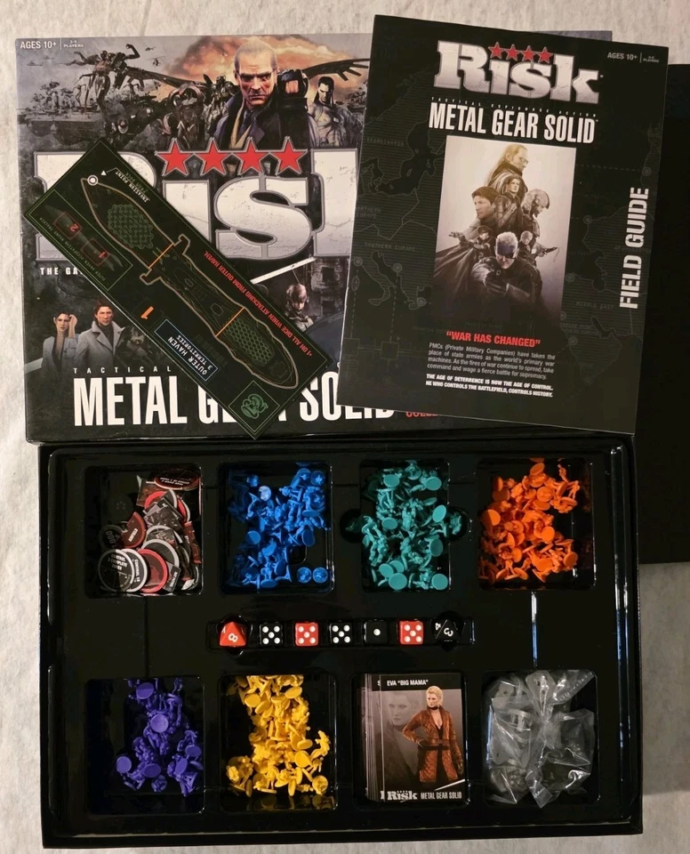 Risk Metal Gear Solid Collector’s Edition Usaopoly Complete Hasbro 2011 See Pics - Image 3 of 4