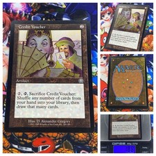 MTG Credit Voucher 🇬🇧 ⚪️ NM Magic TCG Mercadian Masques 1999 Vintage OG Staple